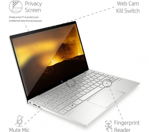 GradeB - HP ENVY 13-ba0506sa 13.3in Silver Laptop - Intel i7-1065G7 8GB RAM 1TB SSD Touchscreen - Windows 10