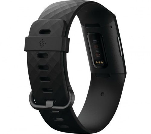 GradeB - FITBIT Charge 4 Black Fitness Tracker - Universal