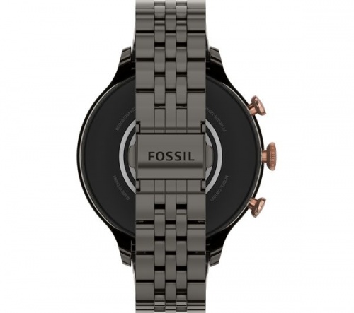 FOSSIL Gen 6 FTW6078 Smart Watch Gunmetal Grey | with Google Assistant | Stainless Steel Strap | Universal