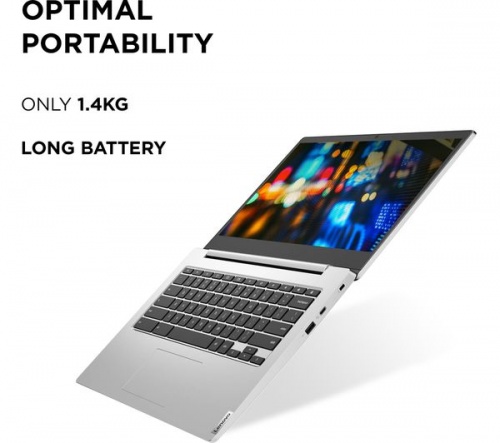GradeB - LENOVO IdeaPad 3i 14in Grey Chromebook - Intel Celeron N4020 4GB RAM 64GB eMMC - Windows 10