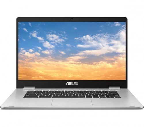 GradeB - ASUS C523 15.6in Silver Chromebook - Intel Celeron N3350 4GB RAM 64GB eMMC Chrome OS
