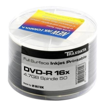 50 x Blank CD-R White Full Face Inkjet Printable disc 52x 700MB 80min A  GRADE