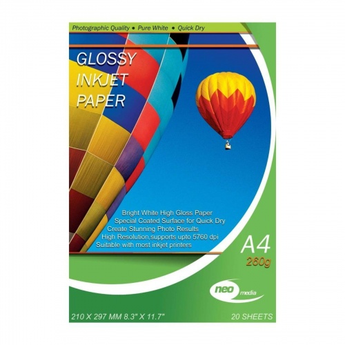 Neo 260g A4 RESIN Paper (20 sheets)